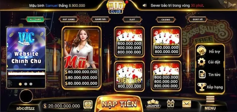 cổng game hitclub